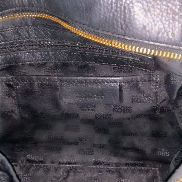 Michael Kors Large Black Leather Tote - Picture 5 of 7